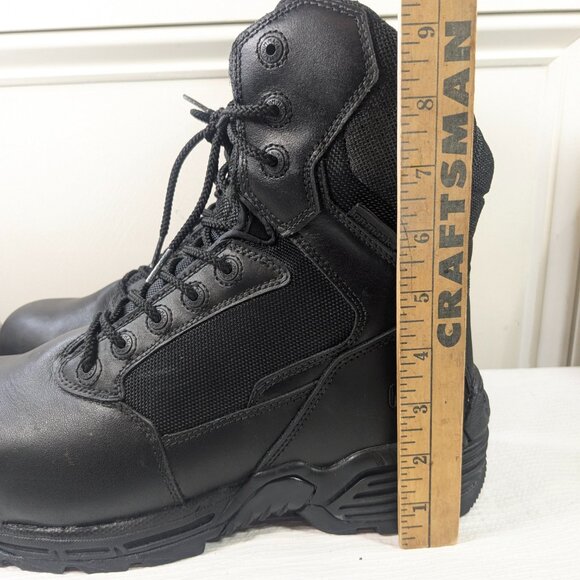 Magnum Stealth Force 8.0 sz 10 black Safety Boots police‎ Uniform Composite Toe